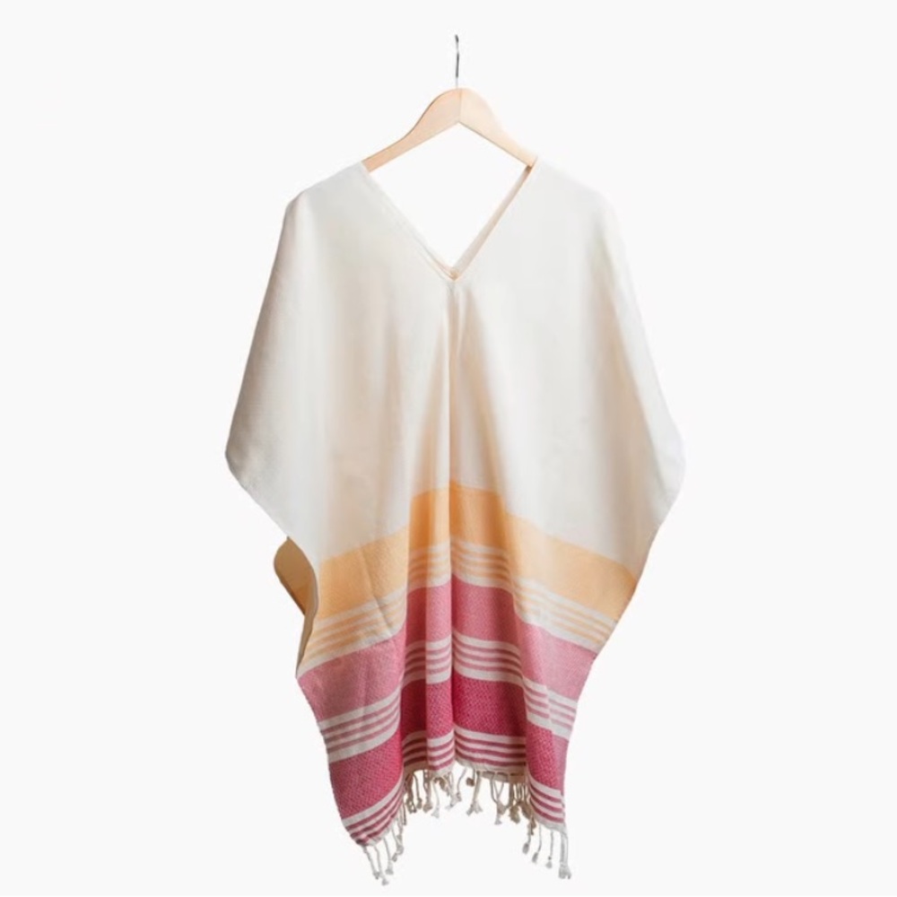 Tribe Alive Cotton Swim Coverup Poncho or wrap - like new condition